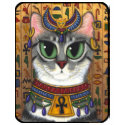 Bast Goddess Egyptian Bastet Cat Art T-Shirt shirt