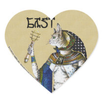 Bast Heart Sticker