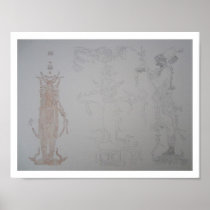 Bast in the Foliated Cross Posters
