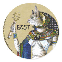 Bast Round Sticker