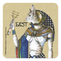 Bast Square Sticker