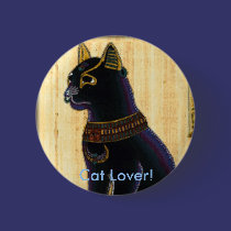 BASTET ~ Cat God buttons