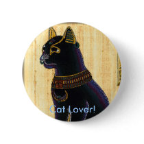 BASTET ~ Cat God Pinback Button