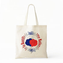 Bastille Day Balloons Budget Tote Canvas Bag
