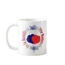 Bastille Day Balloons Mug