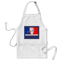 Bastille Day celebratory apron