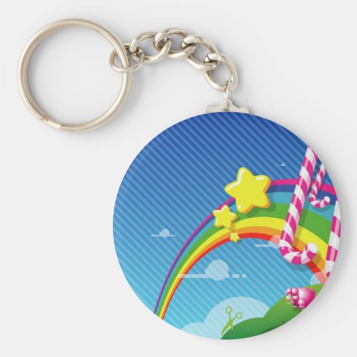Bastón de caramelo llavero personalizado
