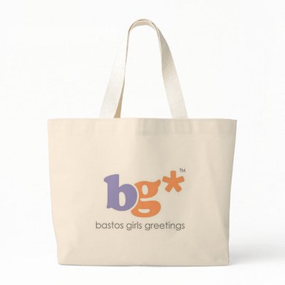 Bastos Girls Greetings Logo Bag by bastosgirlsgreetings