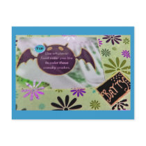 Bat Advice Collage postcards