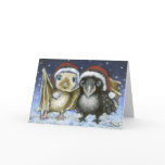 Bat and raven card