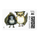 bat and raven postage