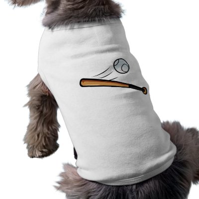 Bat & Ball Doggie Shirt by justsports