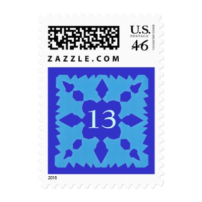 Bat / Bar Mitzvah Invitation Stamp by KarateKatGraphics