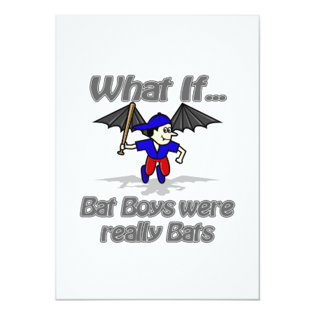 Bat Boys Custom Invitations Bat Boys Custom Invitations