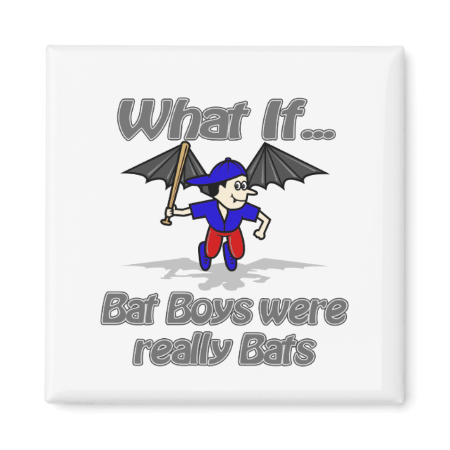 Bat Boys Fridge Magnet Bat Boys Fridge Magnet