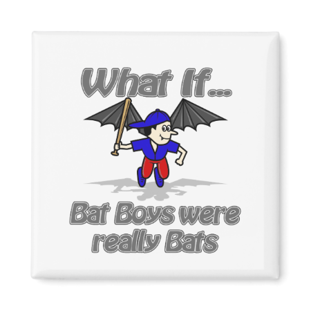 Bat Boys Fridge Magnet