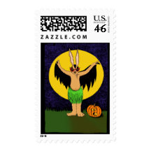 Bat Bunny Postage Stamps