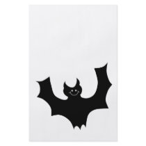 Bat Cartoon. Black and White. Custom Flyer