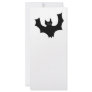 Bat Cartoon. Black and White. Rack Card Template