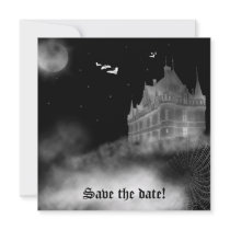 Bat Castle Vampire Goth Wedding Invitation