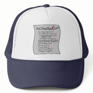 Bat Country Checklist Hat hat