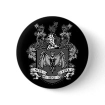 "Bat Crest" Button #2 by Valerian "Bat Crest" Button #2