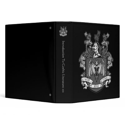Bat Crest Grey - Binder (Customize) by Valerian