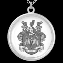 Bat Crest Grey - Necklace (Customize) necklaces