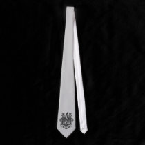 Bat Crest Grey - Tie #1 (Customize) ties