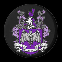 Bat Crest Purple - Magnet magnets