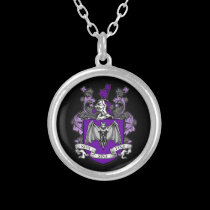 Bat Crest Purple - Necklace (Customize)