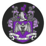 Bat Crest Purple - Sticker