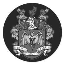 "Bat Crest" Stickers #2