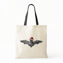 Bat in a Santa Hat Bag