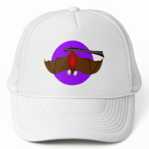 Bat Interrupted hats by AHalloweenTrail Bat Interrupted hats
