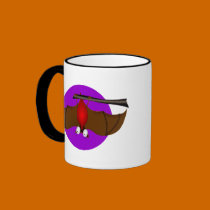 Bat Interrupted mugs