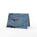 Bat Kite in Tree Halloween Card
