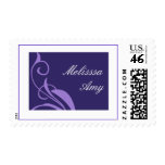Bat Lilac Scroll Stamps