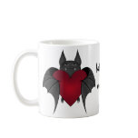 Bat love coffee mugs