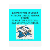 bat mitzah post card
