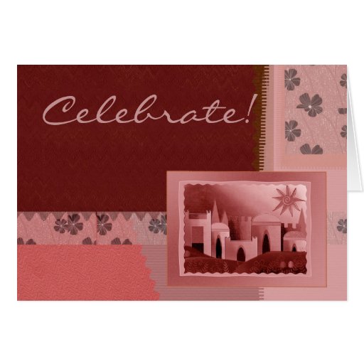 Bat Mitzvah Celebration card