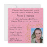 Bat Mitzvah Invitation