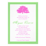 Bat Mitzvah Invitation Alyssa Tree of Life Pink invitations