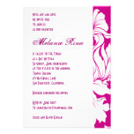 Bat MItzvah Invitation Melanie Rina Raspberry invitations