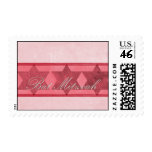 Bat Mitzvah invitation postage stamp