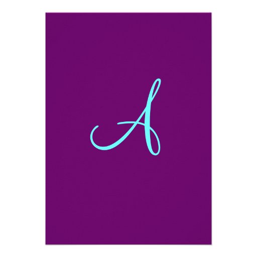 Bat Mitzvah Invitations Allison Flowers PurpleBlue