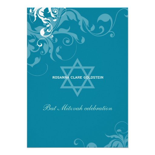 BAT MITZVAH INVITES :: bella 4P