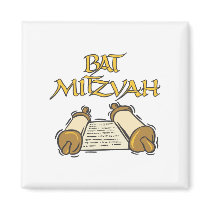 Bat Mitzvah Fridge Magnets