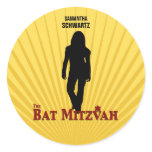 Bat Mitzvah Movie Star Sticker