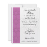 Bat Mitzvah Party Invitation